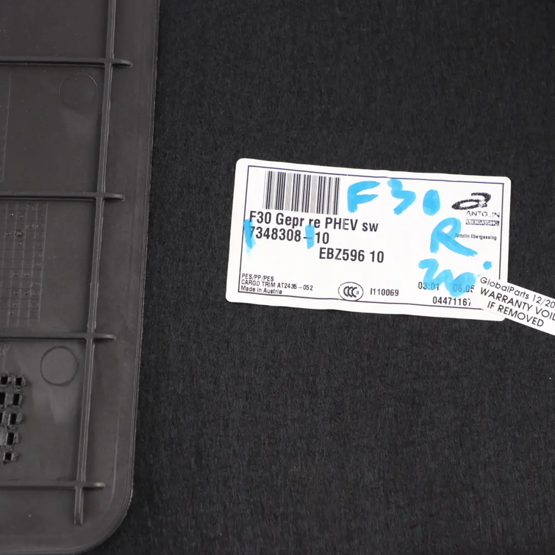  Trunk Lateral Panel BMW F30 LCI 330e Rear Right O/S Boot Side Trim - SKU 7348308 - Part number 7348308