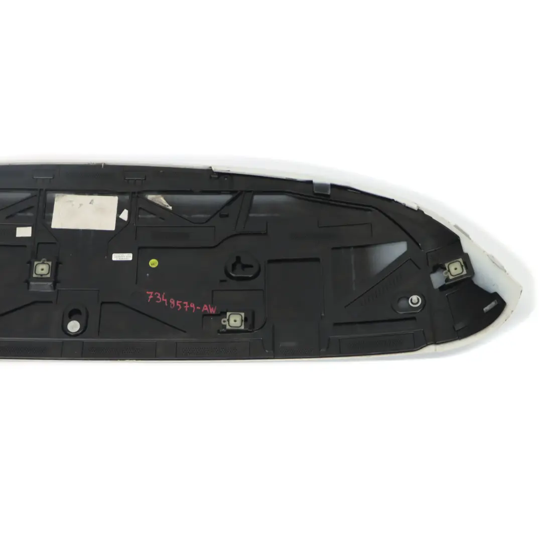 Spoiler posteriore superiore baule Pannello Alpinweiss Bianco 7328867 per BMW F45 con numero di parte 7348579 BMW F45 Spoiler posteriore superiore baule Pannello Alpinweiss Bianco 7328867 - SKU 7348579-AW - Numero di parte 7348579