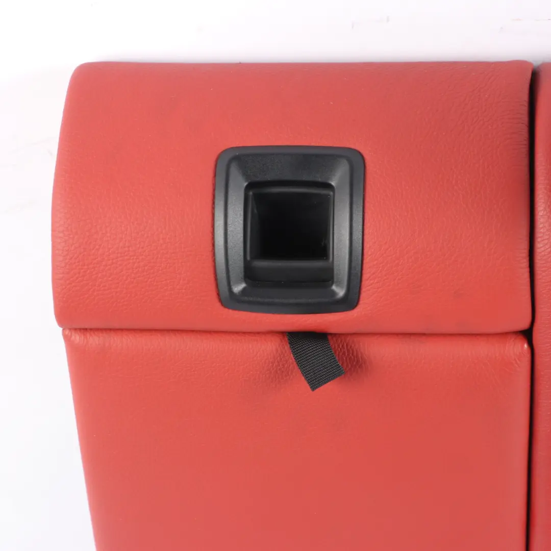 Left N/S Backrest Cover Leather Coral Red to BMW F22 Rear Seat with Part number 7348863 BMW F22 Rear Seat Left N/S Backrest Cover Leather Coral Red - SKU 7348883 - Part number 7348863