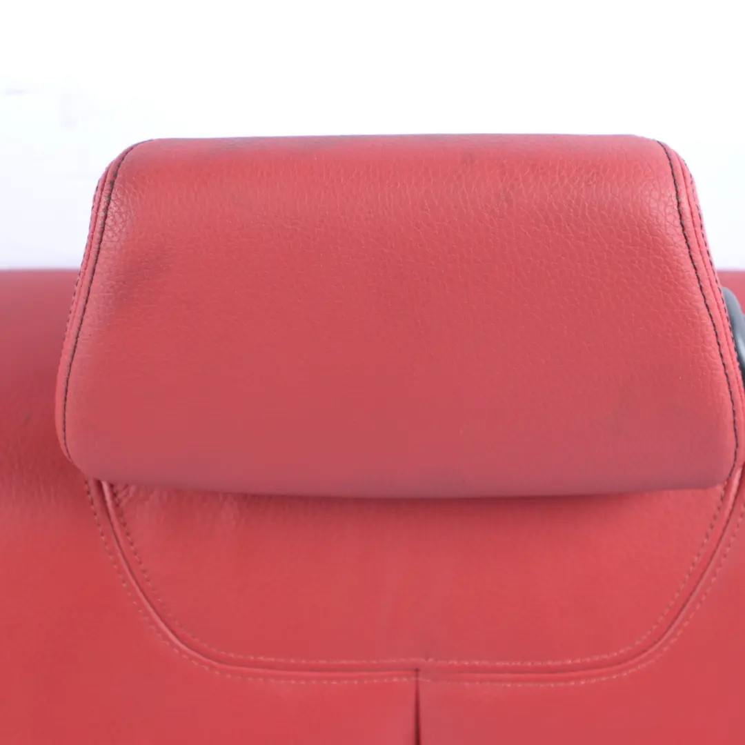 Left N/S Backrest Cover Leather Coral Red to BMW F22 Rear Seat with Part number 7348863 BMW F22 Rear Seat Left N/S Backrest Cover Leather Coral Red - SKU 7348883 - Part number 7348863