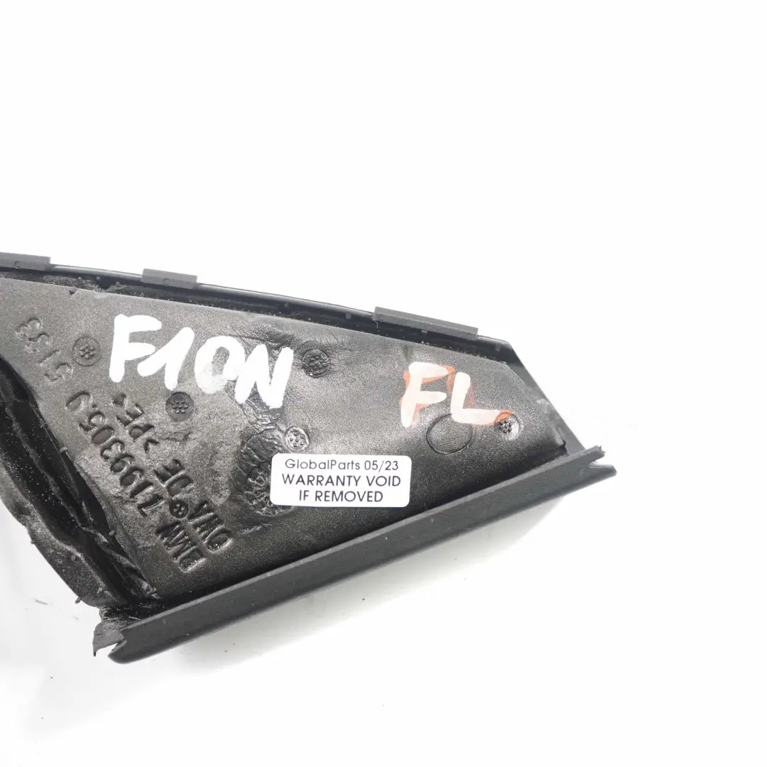 Izquierda Harman Kardon Cubierta Altavoz Espejo Triángulo para BMW F10 F11 LCI con número de pieza 7349009 BMW F10 F11 LCI Izquierda Harman Kardon Cubierta Altavoz Espejo Triángulo - SKU 7349009-1 - Número de pieza 7349009