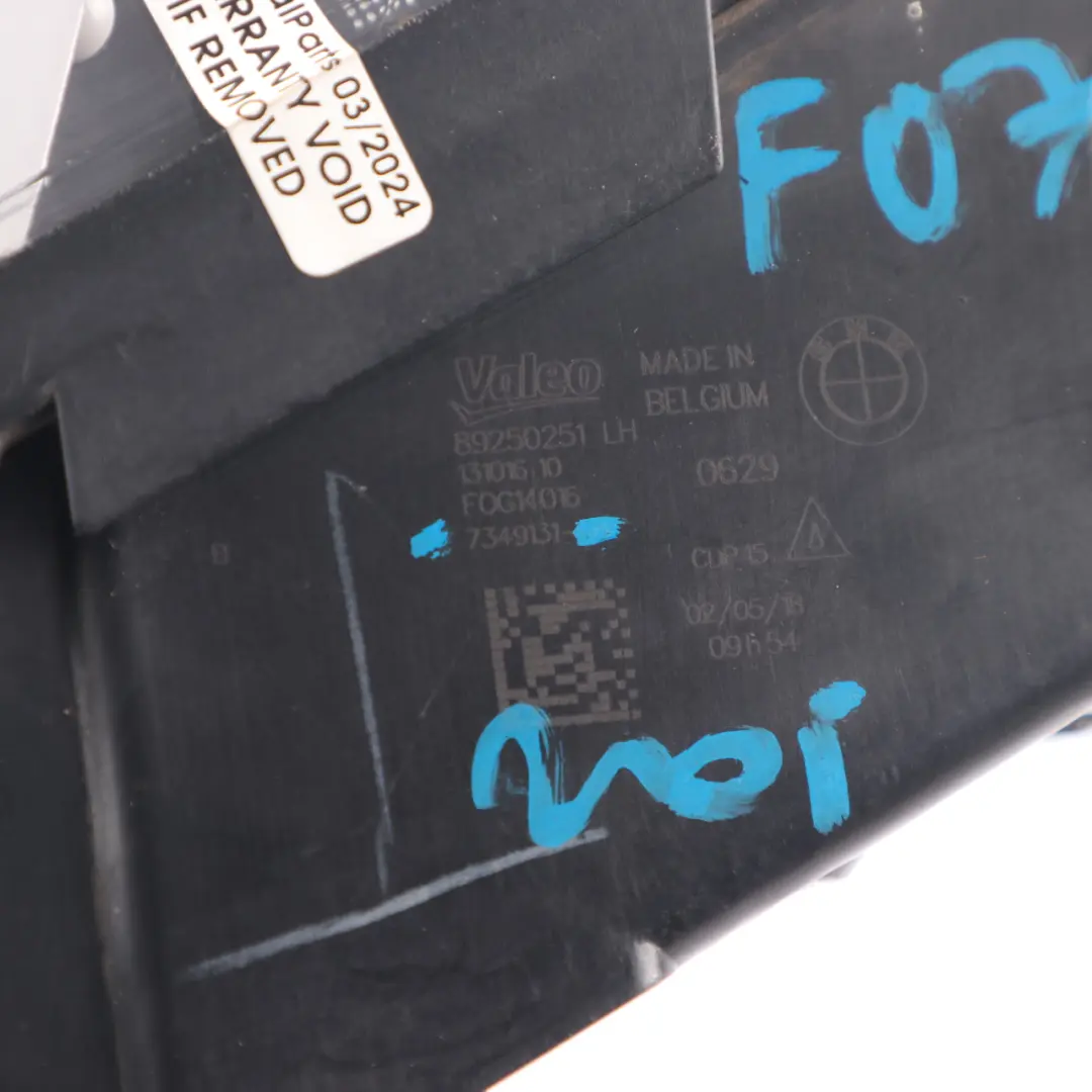 Fog Light BMW G30 G31 G32 GT Front Bumper Left N/S Lamp LED to with Part number 7349131 Fog Light BMW G30 G31 G32 GT Front Bumper Left N/S Lamp LED - SKU 7349131 - Part number 7349131