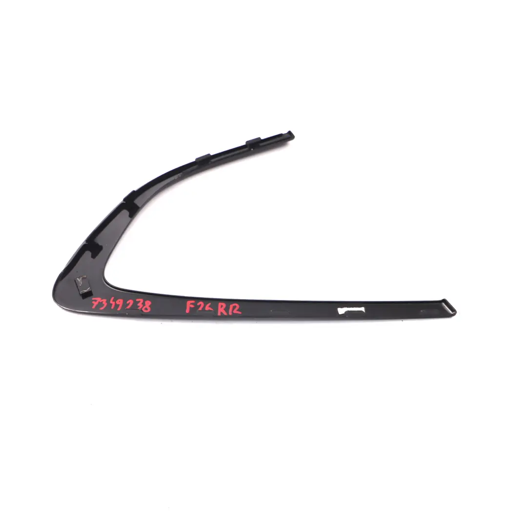 BMW X4 F26 Strip Cover Rear Right O/S Side Window Finisher High Gloss - SKU 7349238 - Part number 7349238
