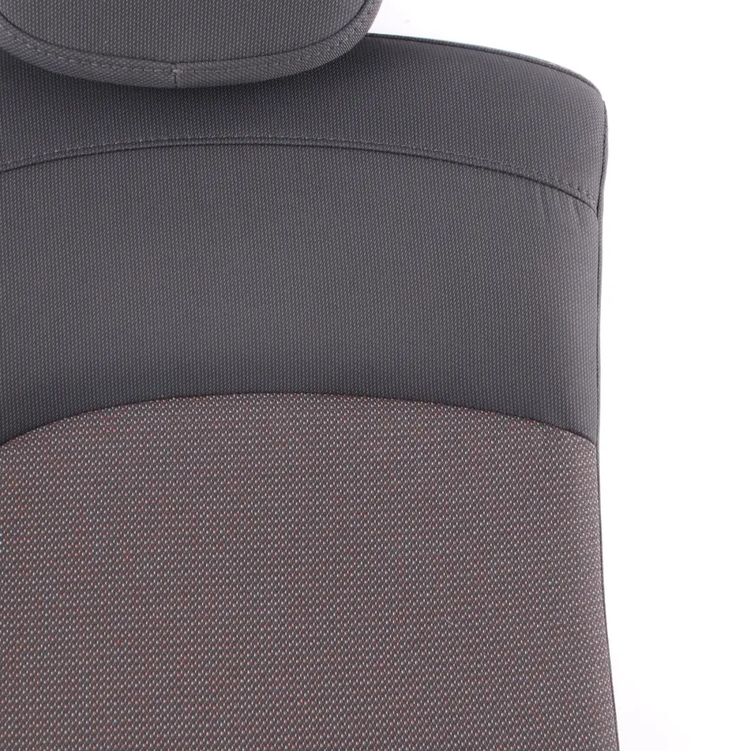 Respaldo Asiento Trasero Derecho Funda Respaldo Tela Firework Negro para Mini F55 con número de pieza 7349312 Mini F55 Respaldo Asiento Trasero Derecho Funda Respaldo Tela Firework Negro - SKU 7349312 - Número de pieza 7349312