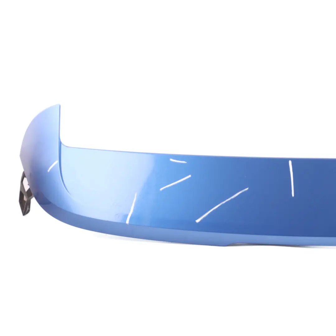 Spoiler Upper Trunk Lid Panel Estorilblau Blue - B45 to BMW F46 Gran Tourer Rear with Part number 7349448 BMW F46 Gran Tourer Rear Spoiler Upper Trunk Lid Panel Estorilblau Blue - B45 - SKU 7349448-EB - Part number 7349448