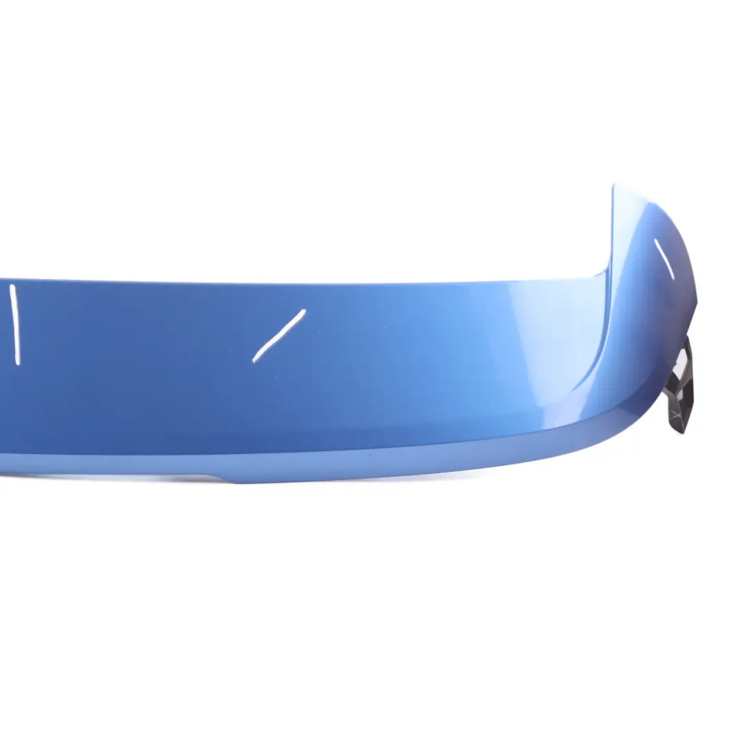 Spoiler Upper Trunk Lid Panel Estorilblau Blue - B45 to BMW F46 Gran Tourer Rear with Part number 7349448 BMW F46 Gran Tourer Rear Spoiler Upper Trunk Lid Panel Estorilblau Blue - B45 - SKU 7349448-EB - Part number 7349448