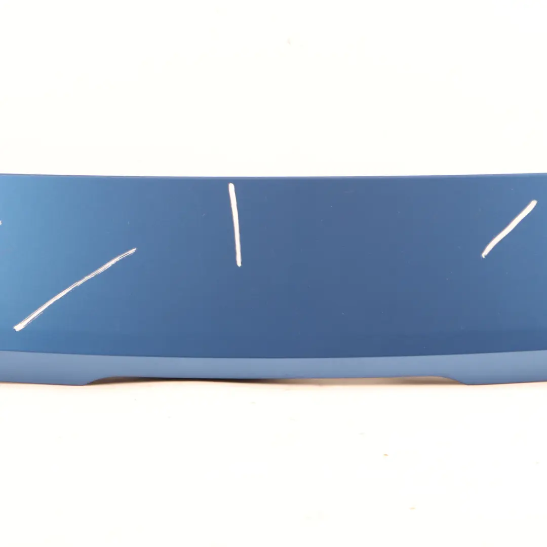 BMW F46 Gran Tourer Rear Spoiler Upper Trunk Lid Panel Estorilblau Blue - B45 - SKU 7349448-EB - Part number 7349448