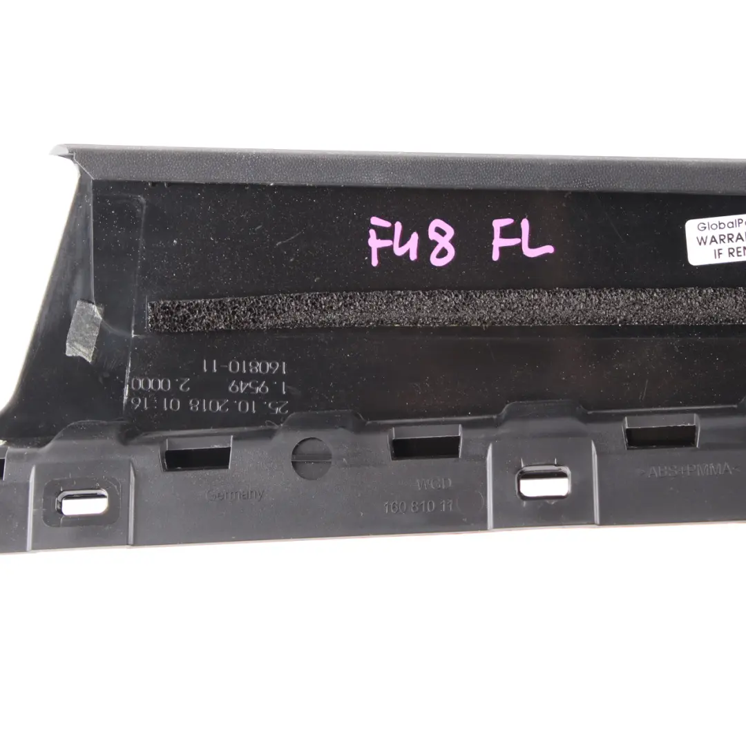 Fensterabdeckung Säulenabdeckung Vorne Links Tür Hochglanz für BMW X1 F48 mit Teilenummer 7349651 BMW X1 F48 Fensterabdeckung Säulenabdeckung Vorne Links Tür Hochglanz - SKU 7349651 - Teilenummer 7349651