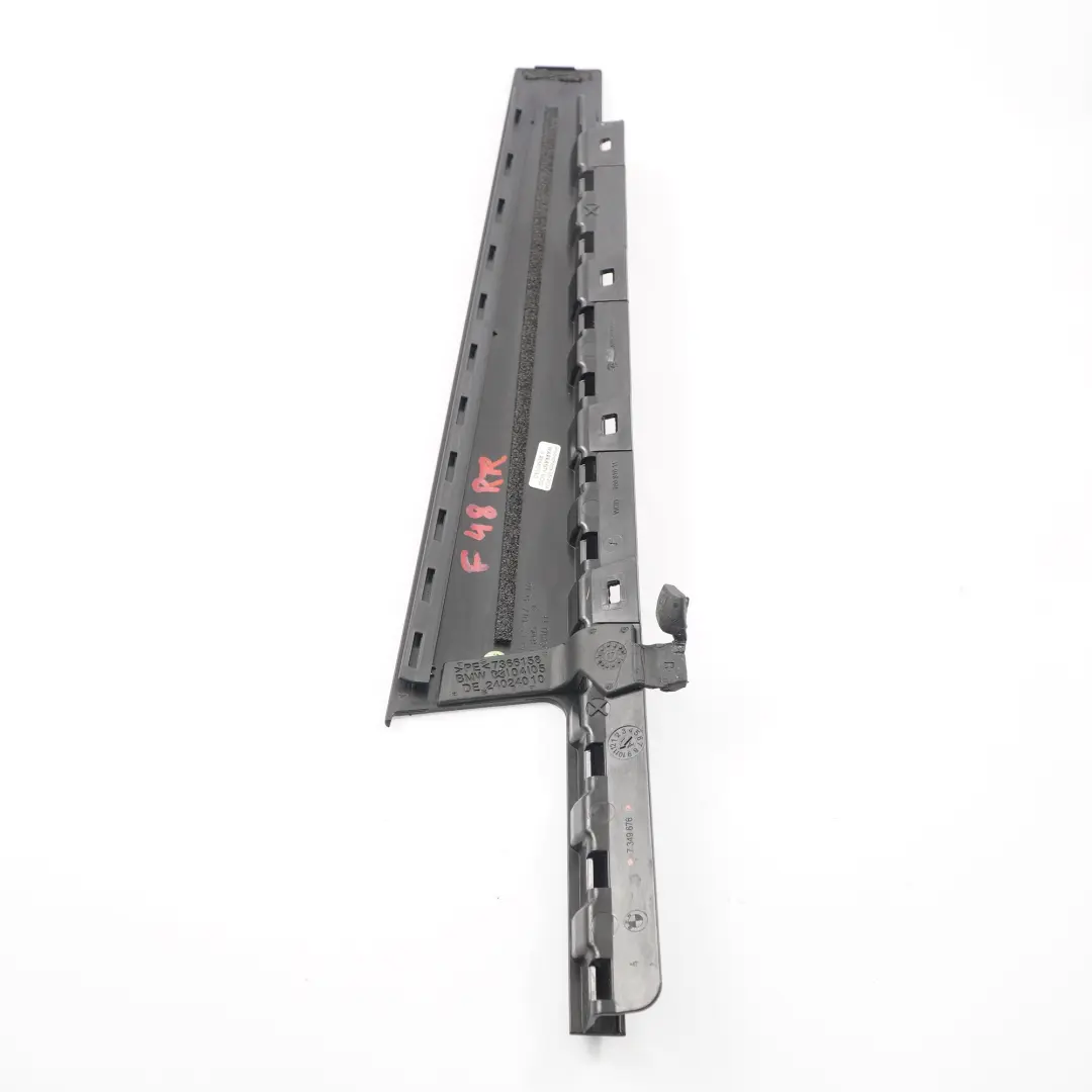BMW X1 F48 Abdeckung Säule B Säule Tür hinten rechts Verkleidungs platte - SKU 7349676 - Teilenummer 7349676