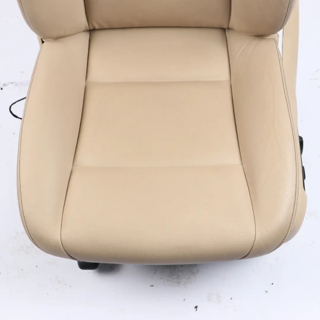 Front Seat BMW F10 F11 LCI Left N/S Heated Electric Leather Dakota Veneto Beige to with Part number 7349805 Front Seat BMW F10 F11 LCI Left N/S Heated Electric Leather Dakota Veneto Beige - SKU 7349805-1 - Part number 7349805