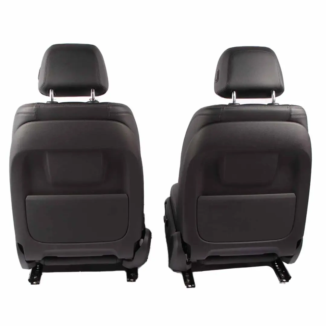 BMW F10 LCI Heated Black Leather Seats Front Rear Seat Exclusive Seam Door Cards - SKU 7349812-1 - Part number 7349812