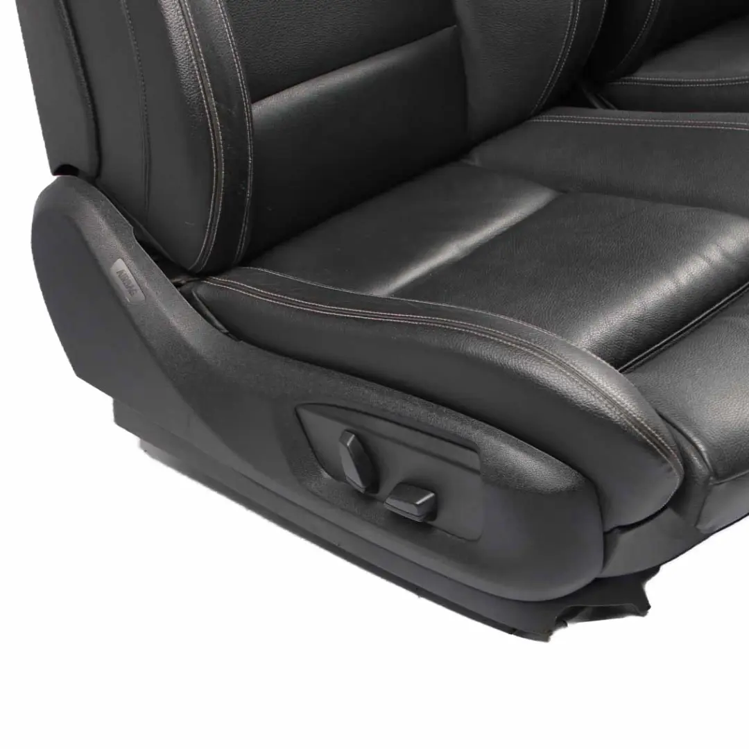  Leather Seats BMW F10 LCI M Sport Heated Black Exclusive Seam Front Rear Seat - SKU 7349851-1 - Part number 7349851