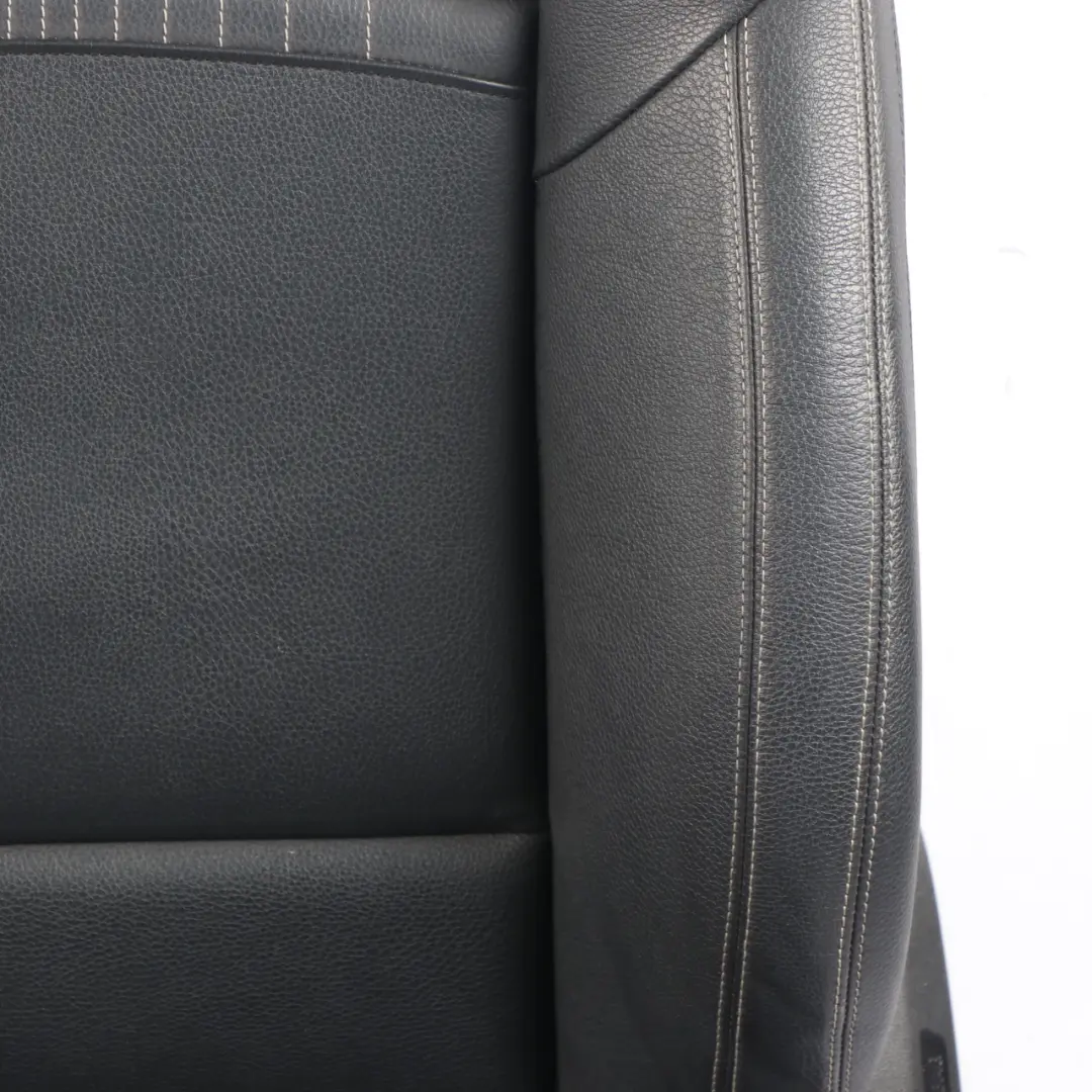 BMW F10 F11 LCI M-Sport Heated Front Left N/S Seat Leather Black Exclusive Seam - SKU 7349859-1 - Part number 7349859