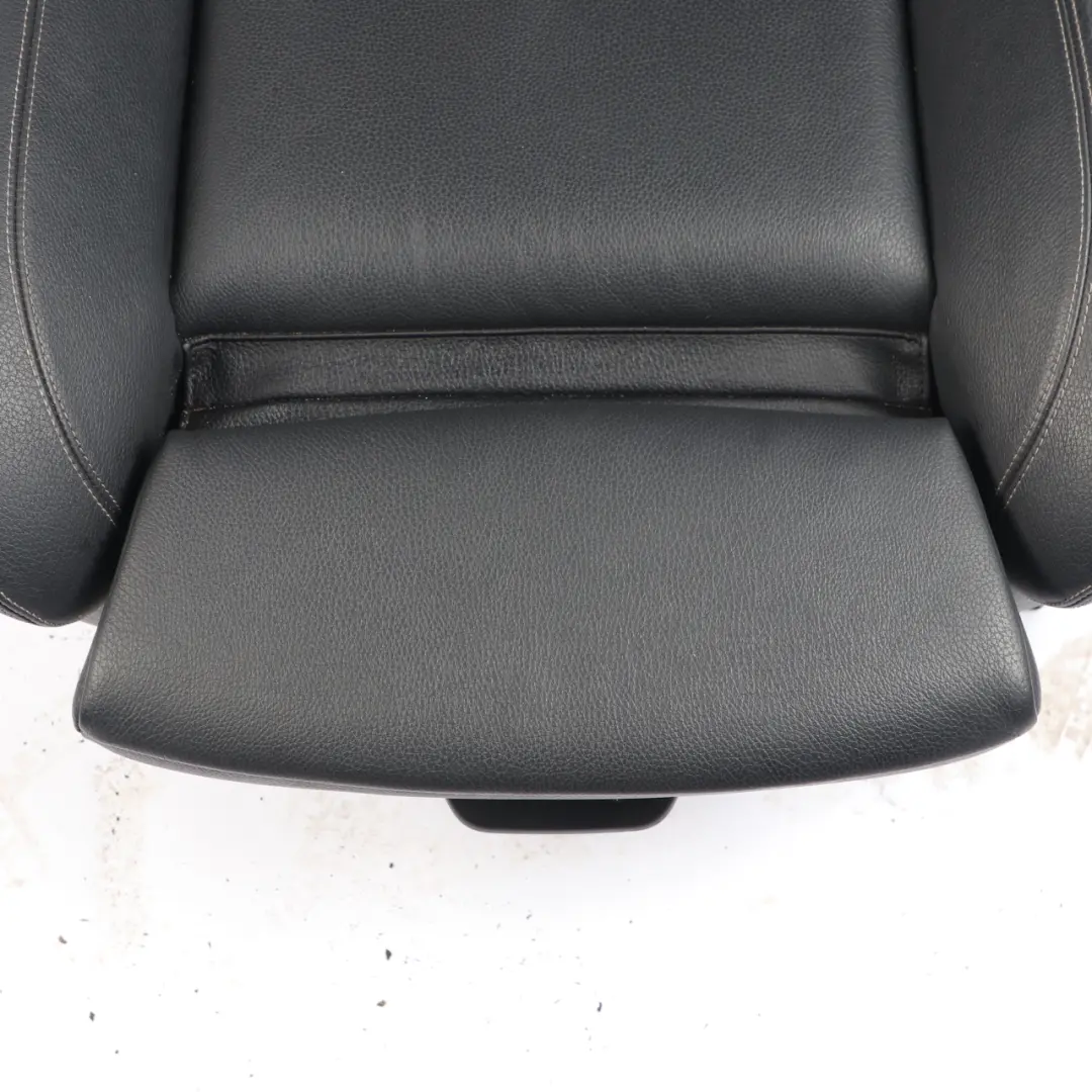 BMW F10 F11 LCI M-Sport Heated Front Left N/S Seat Leather Black Exclusive Seam - SKU 7349859-1 - Part number 7349859