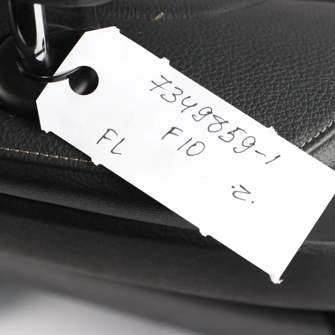 M-Sport Heated Front Left N/S Seat Leather Black Exclusive Seam to BMW F10 F11 LCI with Part number 7349859 BMW F10 F11 LCI M-Sport Heated Front Left N/S Seat Leather Black Exclusive Seam - SKU 7349859-1 - Part number 7349859