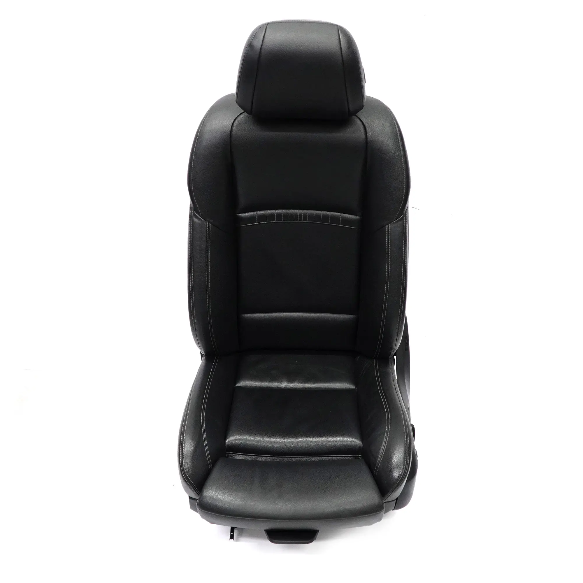 BMW F10 F11 LCI M-Sport Siège Avant Gauche Chauffant Cuir Noir Exclusive Seam