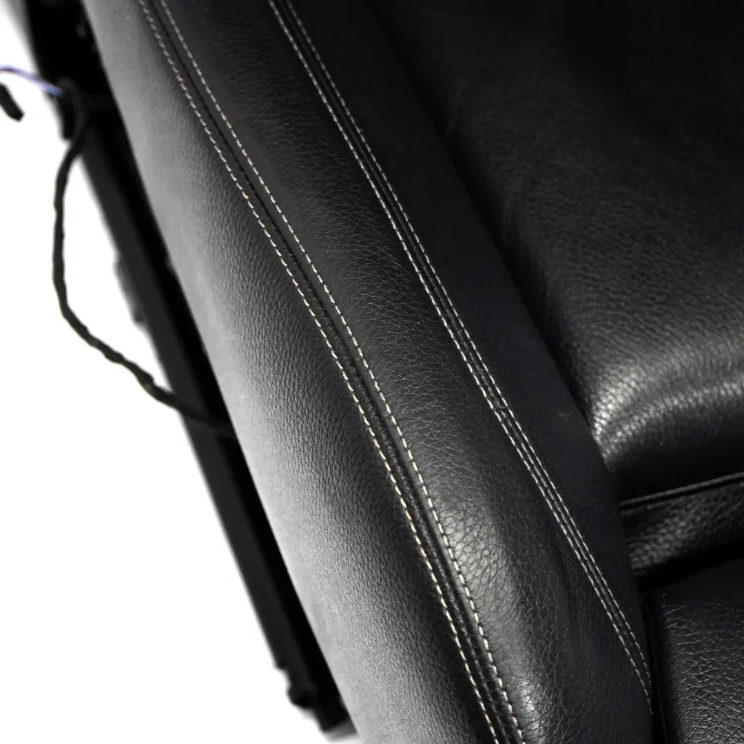 BMW F10 F11 LCI M-Sport Siège Avant Gauche Chauffant Cuir Noir Exclusive Seam - SKU 7349859-2 - Numéro de pièce 7349859