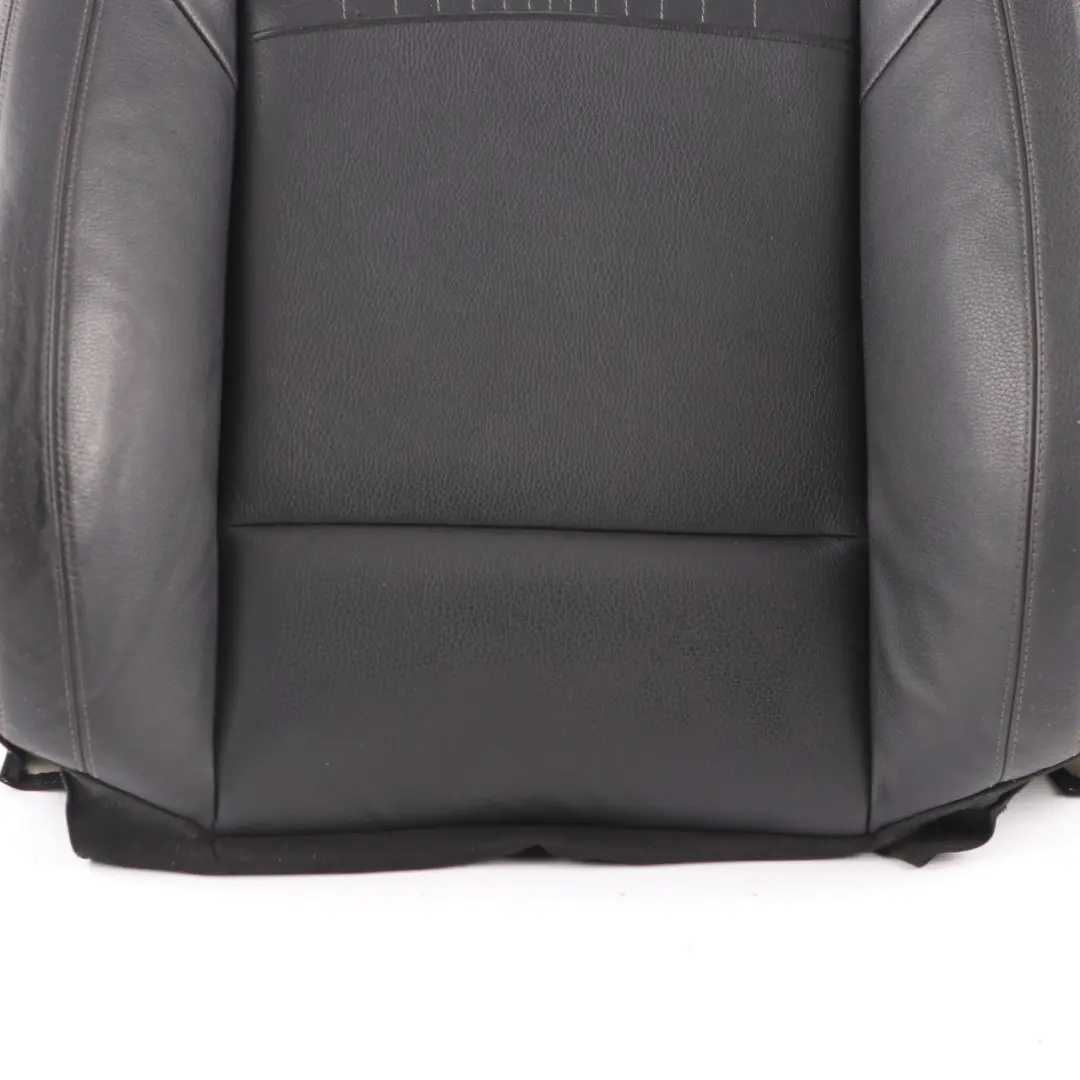 Housse de dossier de siège BMW F10 LCI Housse siège sport avant droite Cuir noir pour à propos du numéro de pièce 7349862 Housse de dossier de siège BMW F10 LCI Housse siège sport avant droite Cuir noir - SKU 7349862 - Numéro de pièce 7349862