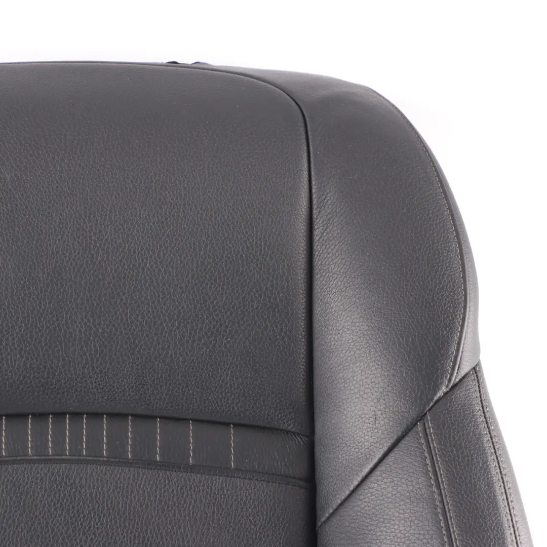 Seat Backrest Cover BMW F10 LCI Front Right O/S Sports Seat Cover Black Leather - SKU 7349862 - Part number 7349862