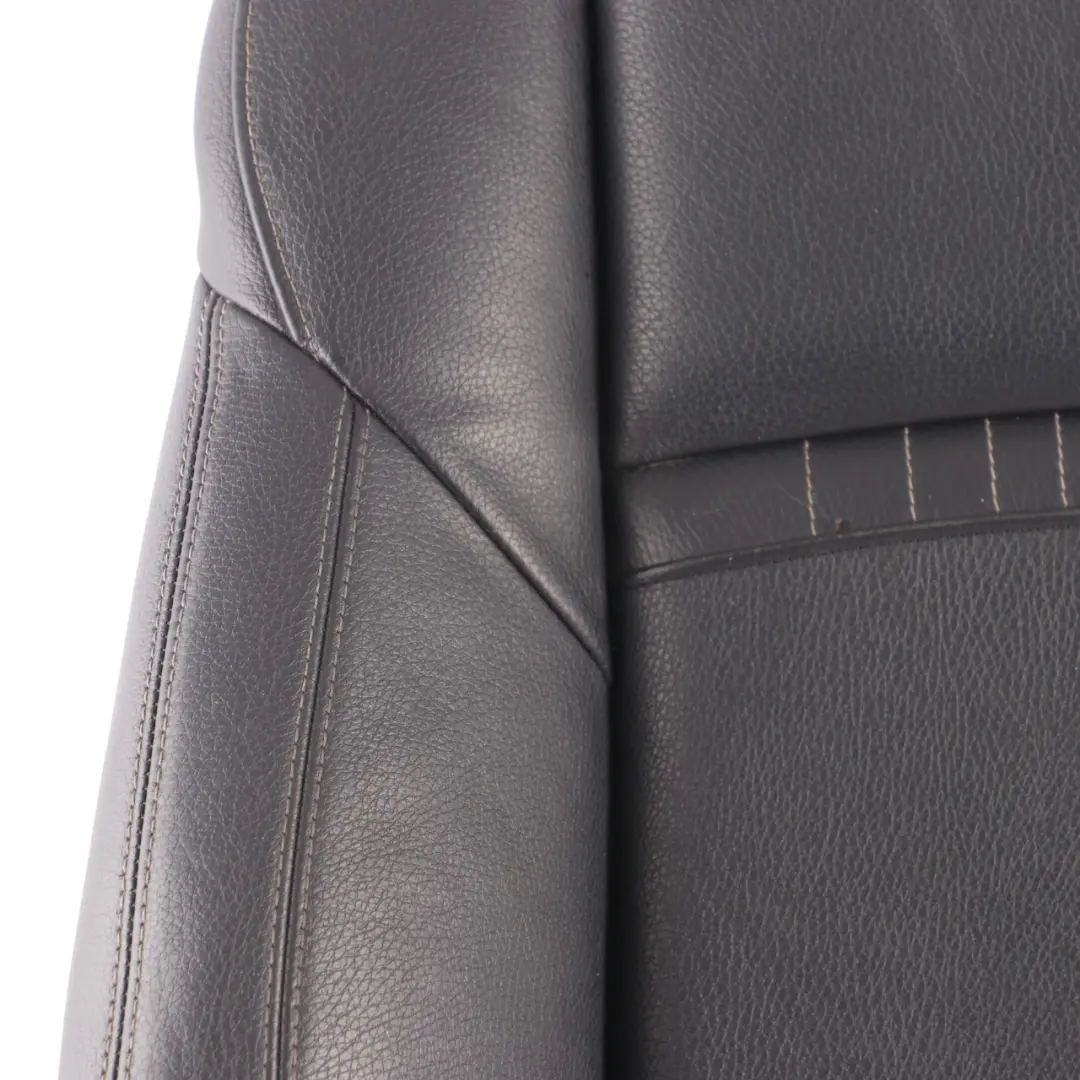 Seat Backrest Cover BMW F10 LCI Front Right O/S Sports Seat Cover Black Leather - SKU 7349862 - Part number 7349862