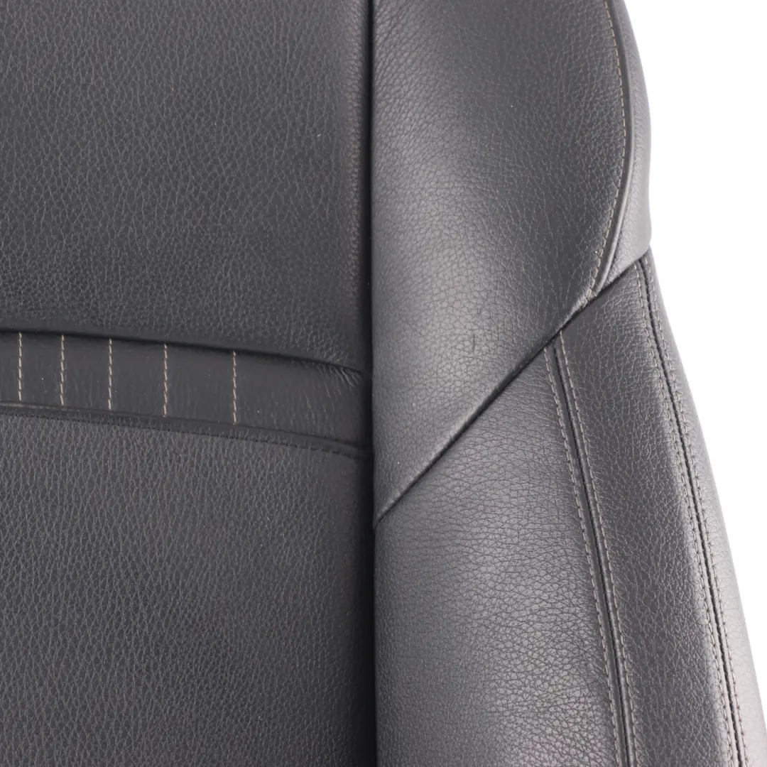 Seat Backrest Cover BMW F10 LCI Front Right O/S Sports Seat Cover Black Leather - SKU 7349862 - Part number 7349862