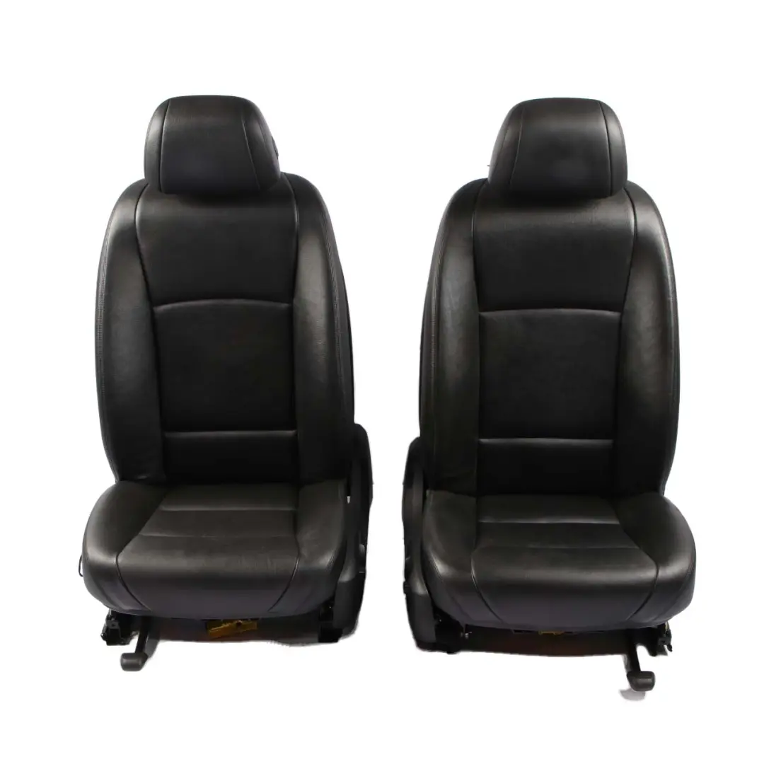 BMW F10 LCI Heated Black Leather Interior Seats Front Rear Seat With Door Cards - SKU 7350132-1 - Part number 7350132