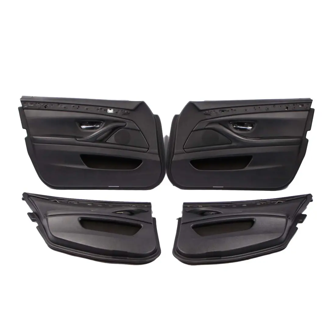 BMW F10 LCI Heated Black Leather Interior Seats Front Rear Seat With Door Cards - SKU 7350132-1 - Part number 7350132
