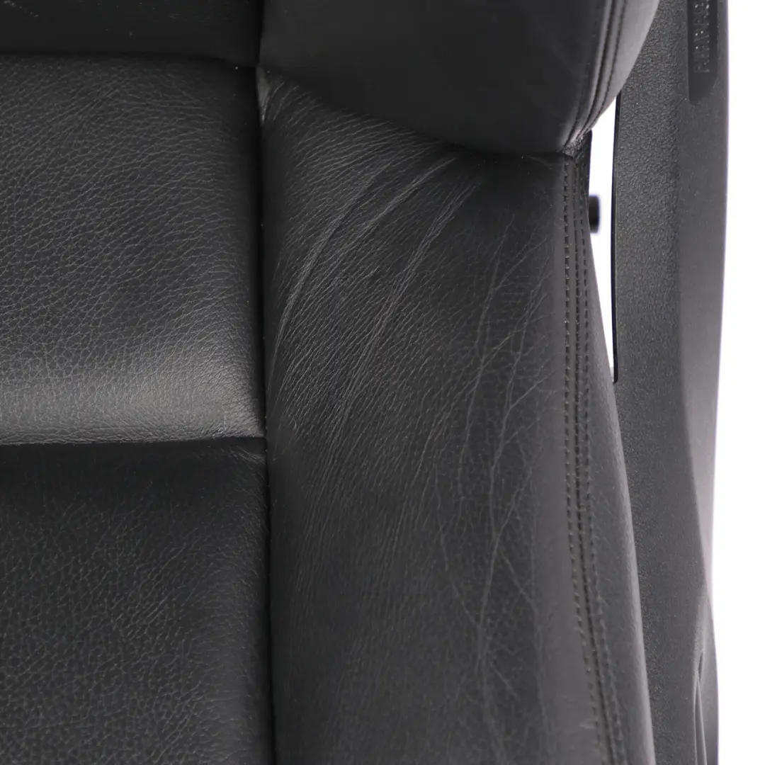Asiento Delantero Izquierdo Calefactable Cuero Dakota Negro para BMW F10 F11 LCI con número de pieza 7350137 BMW F10 F11 LCI Asiento Delantero Izquierdo Calefactable Cuero Dakota Negro - SKU 7350137-1 - Número de pieza 7350137