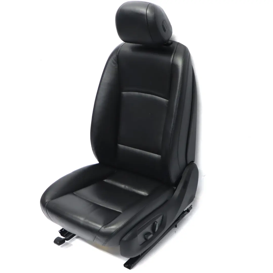  Front Seat BMW F10 F11 LCI Left N/S Heated Leather Dakota Black Interior - SKU 7350137-3 - Part number 7350137