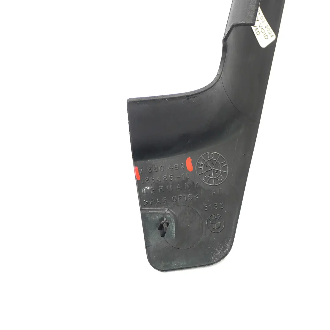 Abdeckung Fensterrahmen vorne links Türverkleidung für BMW X1 F48 mit Teilenummer 7350499 BMW X1 F48 Abdeckung Fensterrahmen vorne links Türverkleidung - SKU 7350499 - Teilenummer 7350499