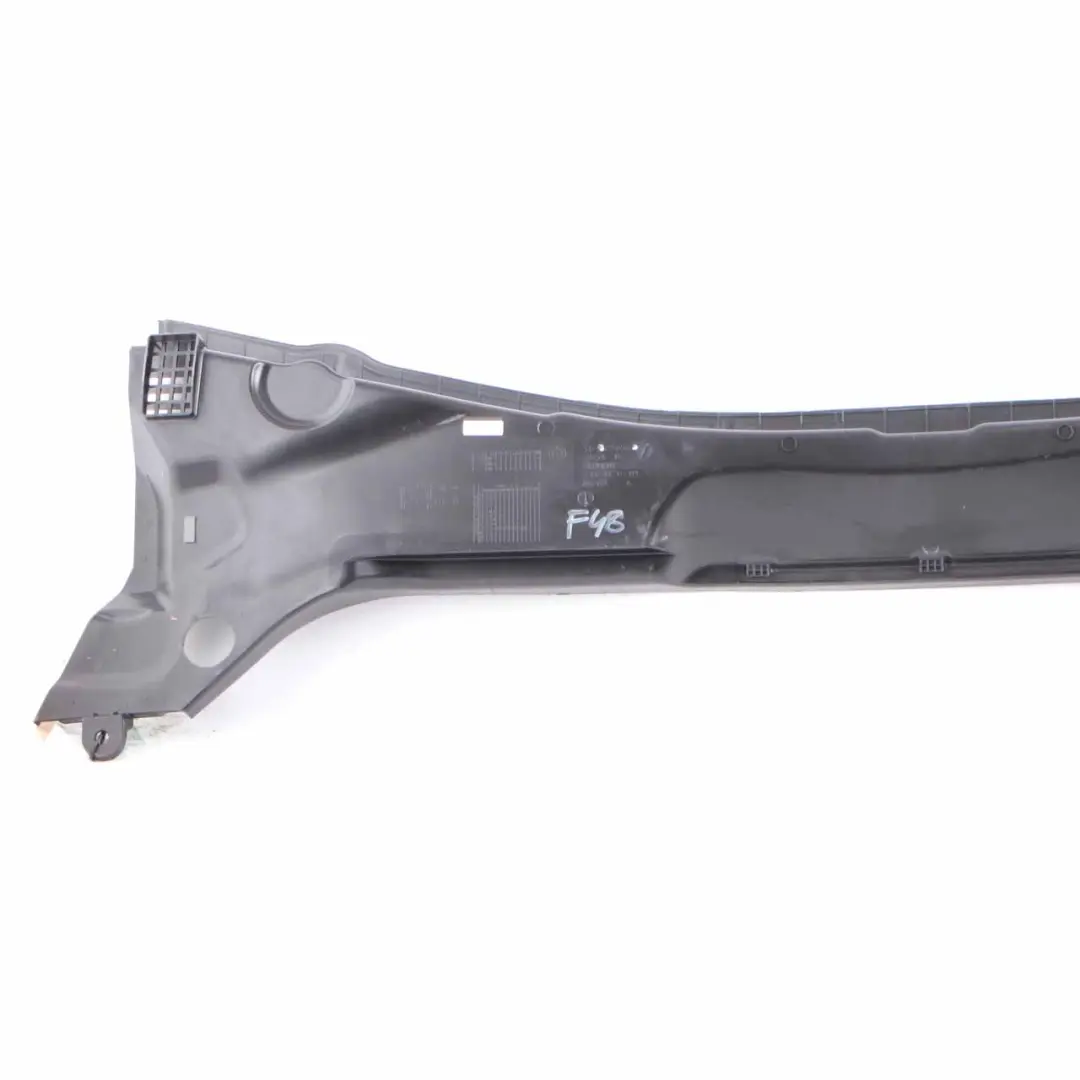 Windscreen Scuttle BMW X1 F48 Panel Cover Front Windshield Trim to with Part number 7350593 Windscreen Scuttle BMW X1 F48 Panel Cover Front Windshield Trim - SKU 7350593 - Part number 7350593