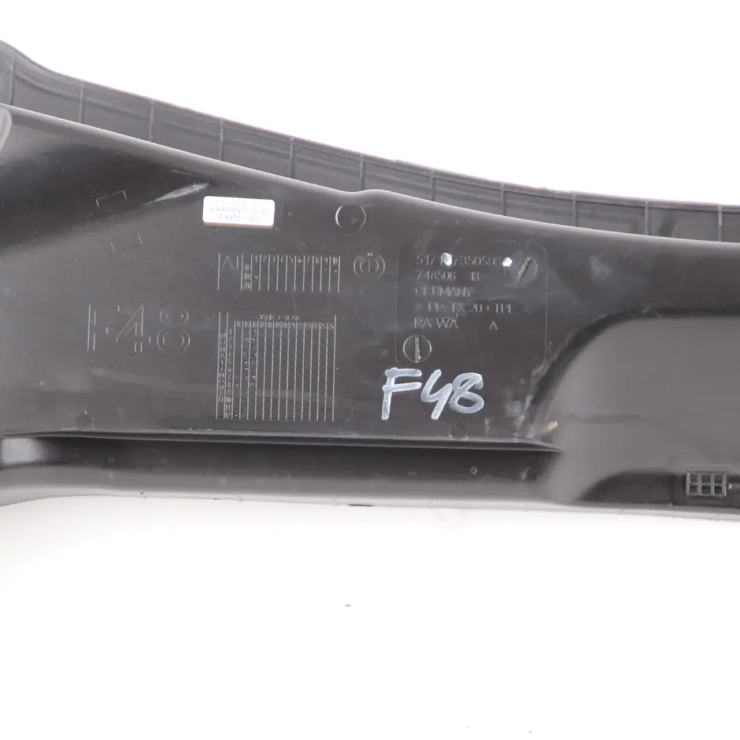  Windscreen Scuttle BMW X1 F48 Panel Cover Front Windshield Trim - SKU 7350593 - Part number 7350593
