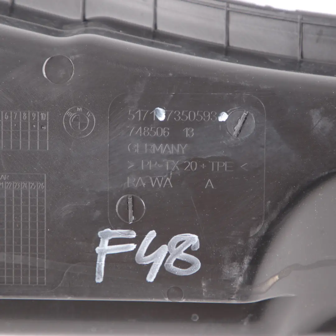 BMW X1 F48 Panel Cubierta Delantera Parabrisas Rejilla - SKU 7350593 - Número de pieza 7350593