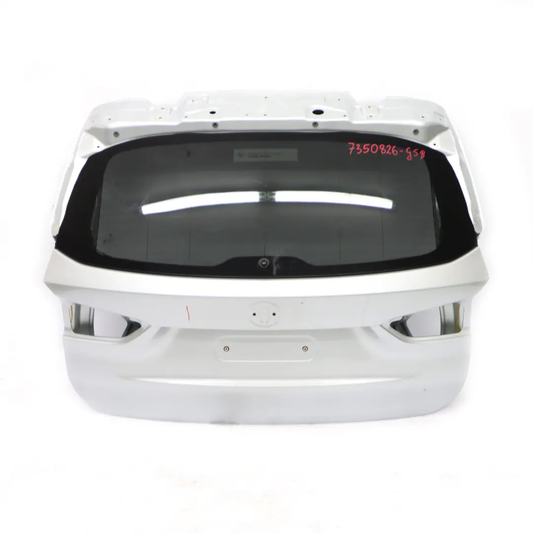 Boot Trunk Lid Tailgate Boot Lid Glacier Silver Metallic - A83 to BMW X1 F48 Rear with Part number 7350826 BMW X1 F48 Rear Boot Trunk Lid Tailgate Boot Lid Glacier Silver Metallic - A83 - SKU 7350826-GSB - Part number 7350826