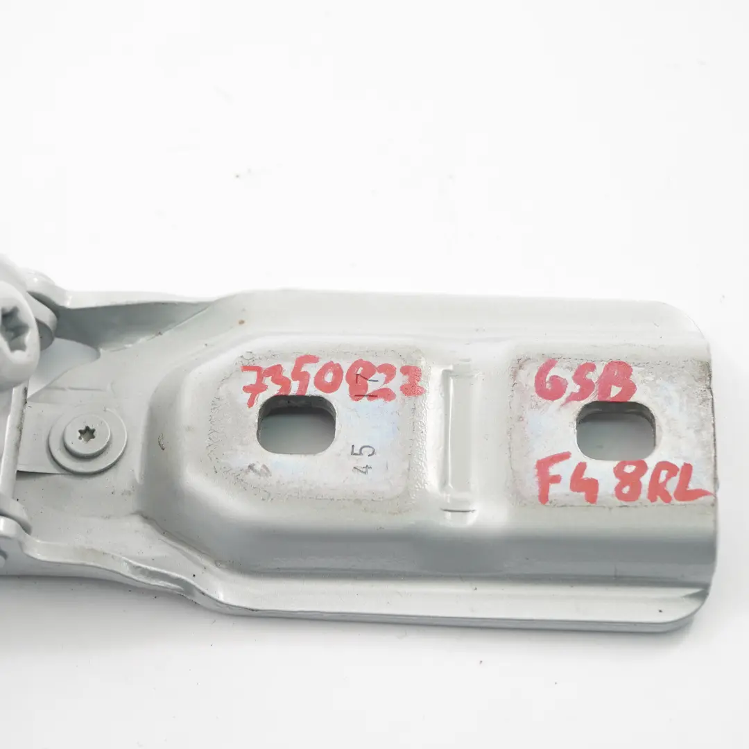 BMW X1 Series F48 Rear Left Trunk Lid Hinge N/S Glacier Silver - A83 - SKU 7350827-GSB - Part number 7350831
