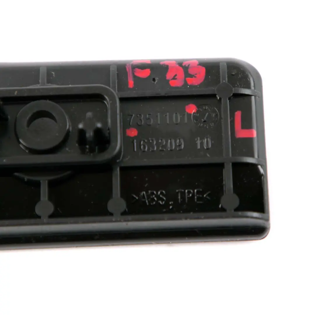 Deflector Bracket Mount Support Left N/S to BMW F33 F83 Convertible Wind with Part number 7351101 BMW F33 F83 Convertible Wind Deflector Bracket Mount Support Left N/S - SKU 7351101 - Part number 7351101