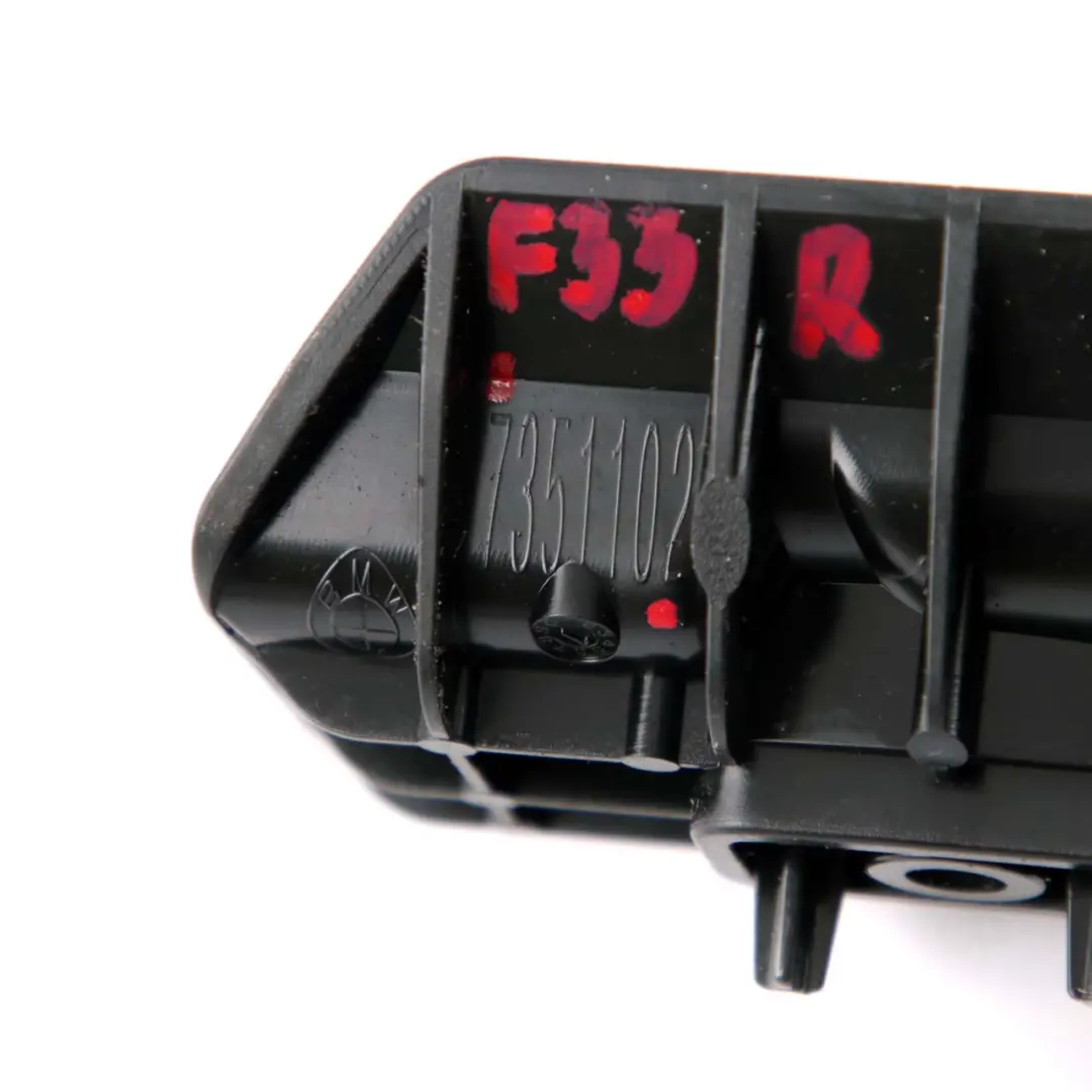 BMW F33 F83 M4 Convertible Wind Deflector Bracket Mount Support Right - SKU 7351102 - Part number 7351102
