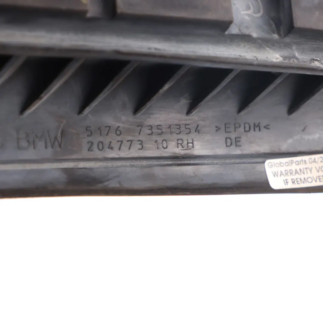 Fender Sealing Mini Cooper F54 Clubman Front Right O/S Fender Gasket to with Part number 7351354 Fender Sealing Mini Cooper F54 Clubman Front Right O/S Fender Gasket - SKU 7351354 - Part number 7351354