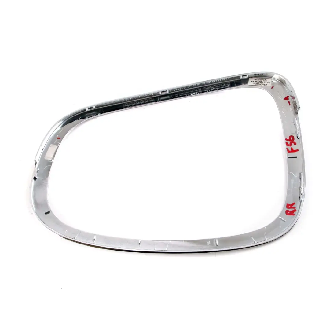 Mini Cooper 1 F55 F56 F57 Trim Ring Light Lamp Chrome Rear Right O/S 8495332 - SKU 7351432-1 - Part number 7351432