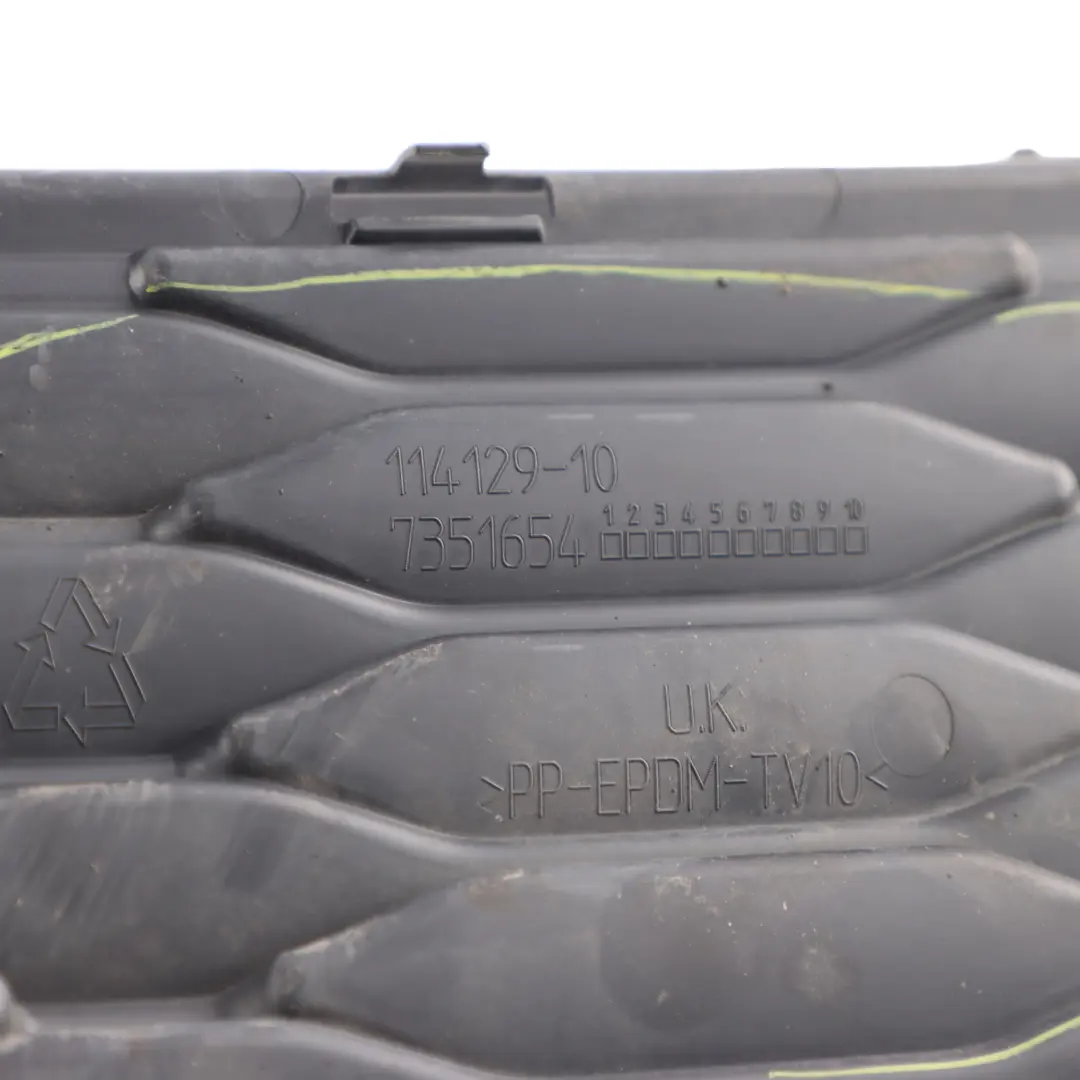 Bumper Right O/S Grid Grille Trim Panel to Mini F56 F57 Rear with Part number 7351654 Mini F56 F57 Rear Bumper Right O/S Grid Grille Trim Panel - SKU 7351654 - Part number 7351654