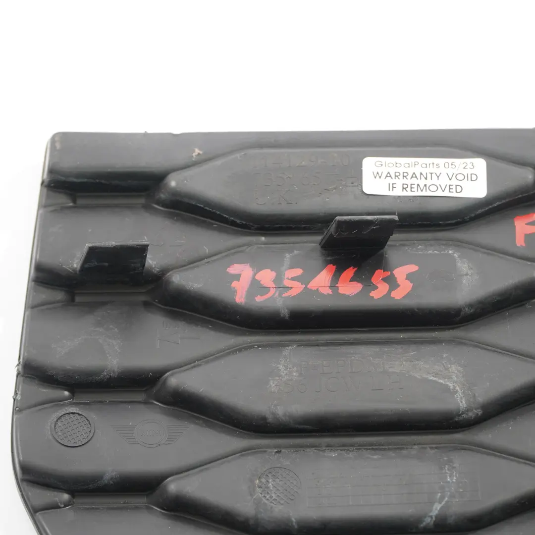 Bumper Grille Mini Cooper JCW F55 F56 Aerokit Grid Trim Left N/S to Rear with Part number 7351655 Rear Bumper Grille Mini Cooper JCW F55 F56 Aerokit Grid Trim Left N/S - SKU 7351655 - Part number 7351655