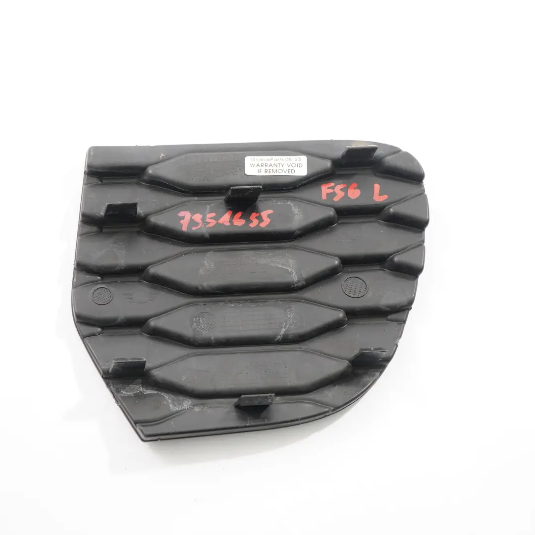 Rear Bumper Grille Mini Cooper JCW F55 F56 Aerokit Grid Trim Left N/S - SKU 7351655 - Part number 7351655