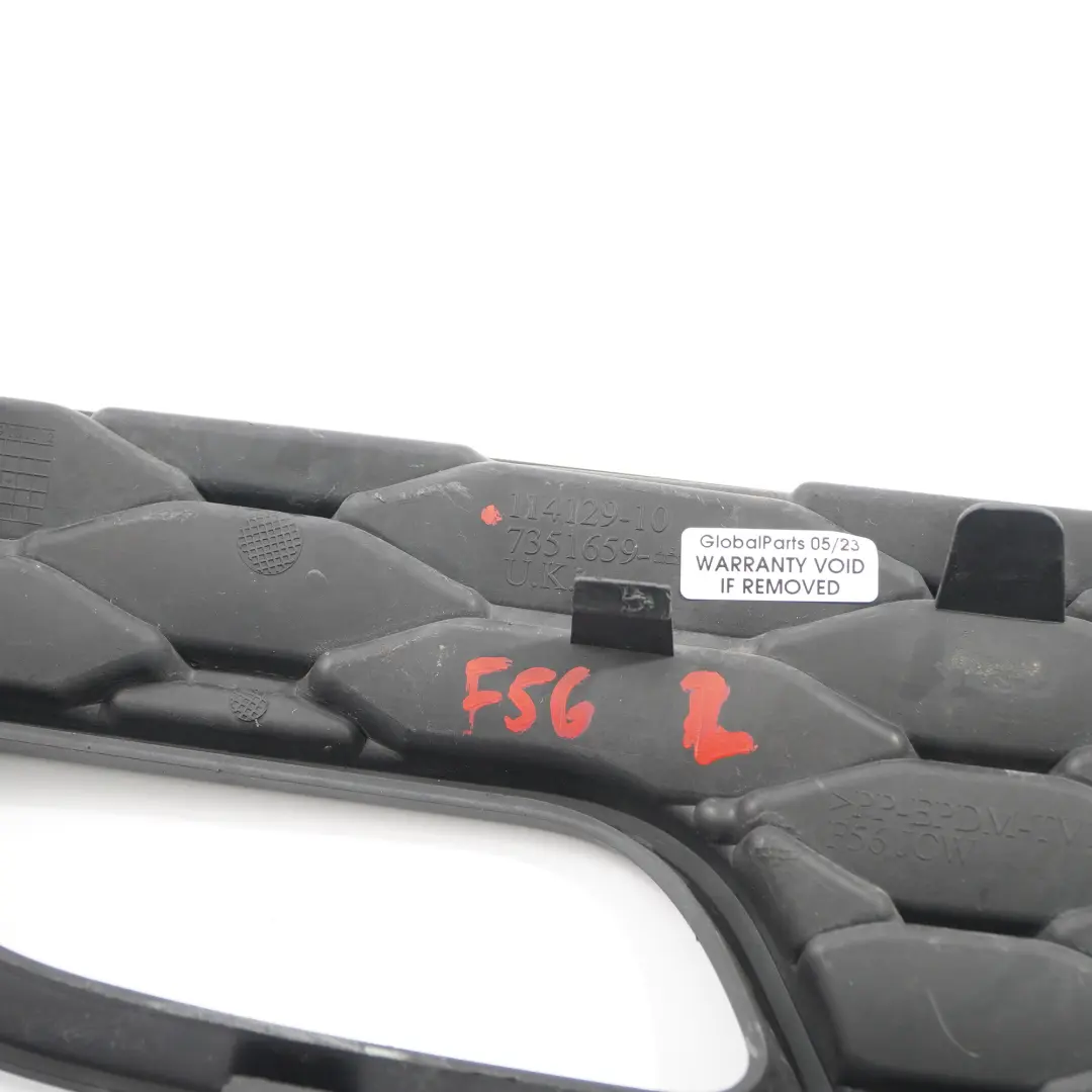  Hintere Stoßstange Kühlergrill Mini Cooper JCW F56 Aerokit Gitter Links - SKU 7351659 - Teilenummer 7351659