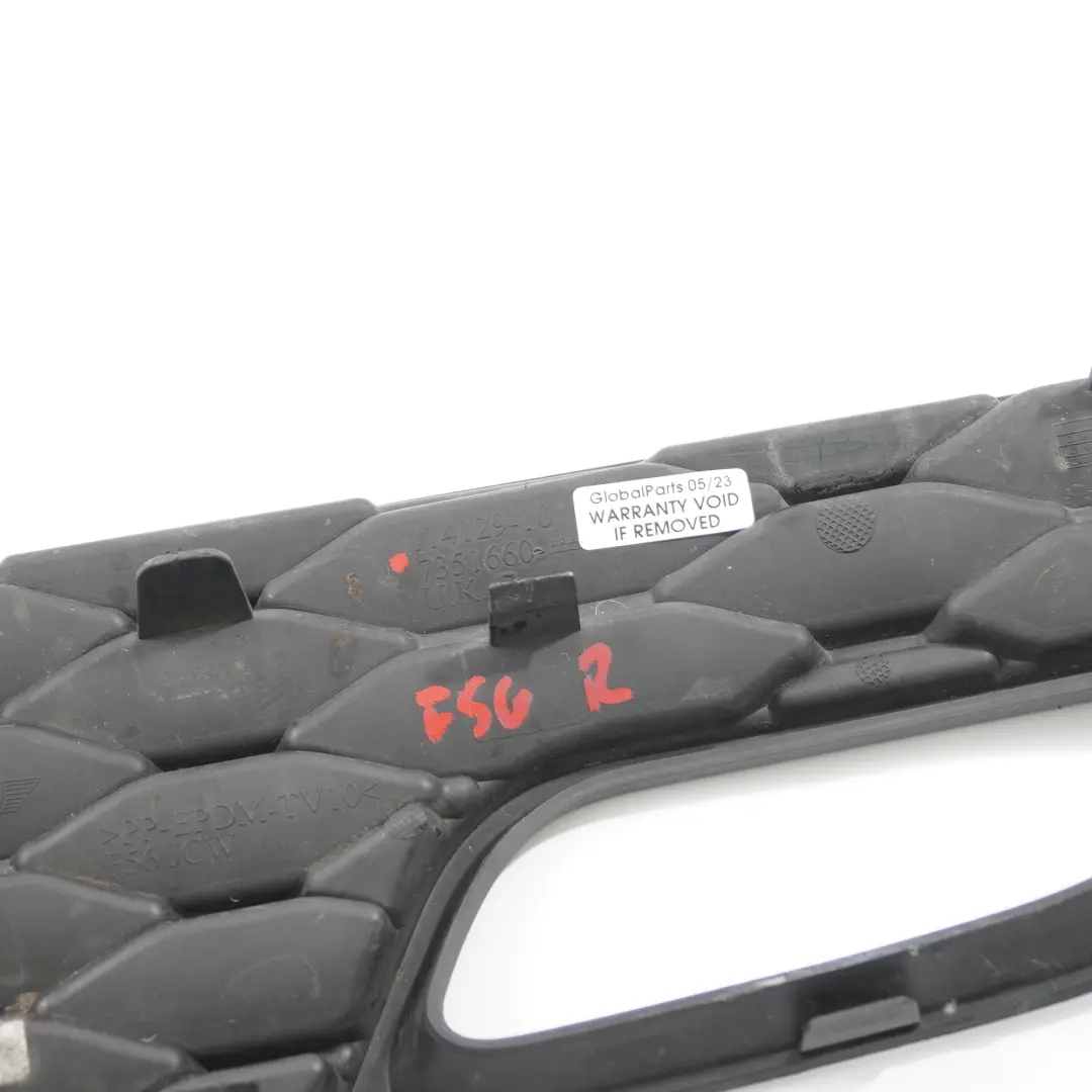 Heckstoßstange Kühlergrill Mini Cooper JCW F55 F56 Aerokit Gitter Rechts für mit Teilenummer 7351660 Heckstoßstange Kühlergrill Mini Cooper JCW F55 F56 Aerokit Gitter Rechts - SKU 7351660 - Teilenummer 7351660