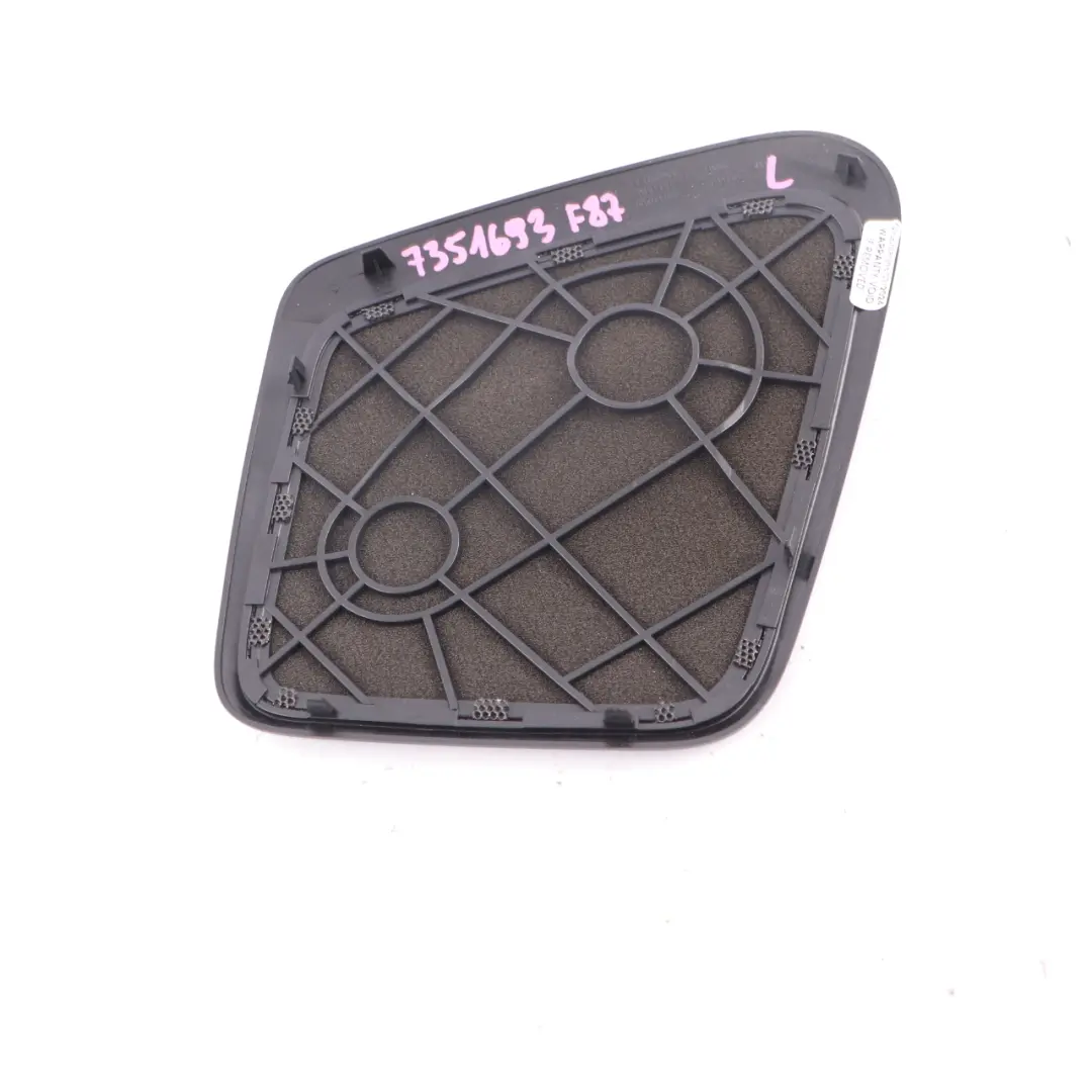 Cubierta BMW F87 M2 Estante trasero Harman Kardon Altavoz Izquierda 7921167 para con número de pieza 7351693 Cubierta BMW F87 M2 Estante trasero Harman Kardon Altavoz Izquierda 7921167 - SKU 7351693 - Número de pieza 7351693