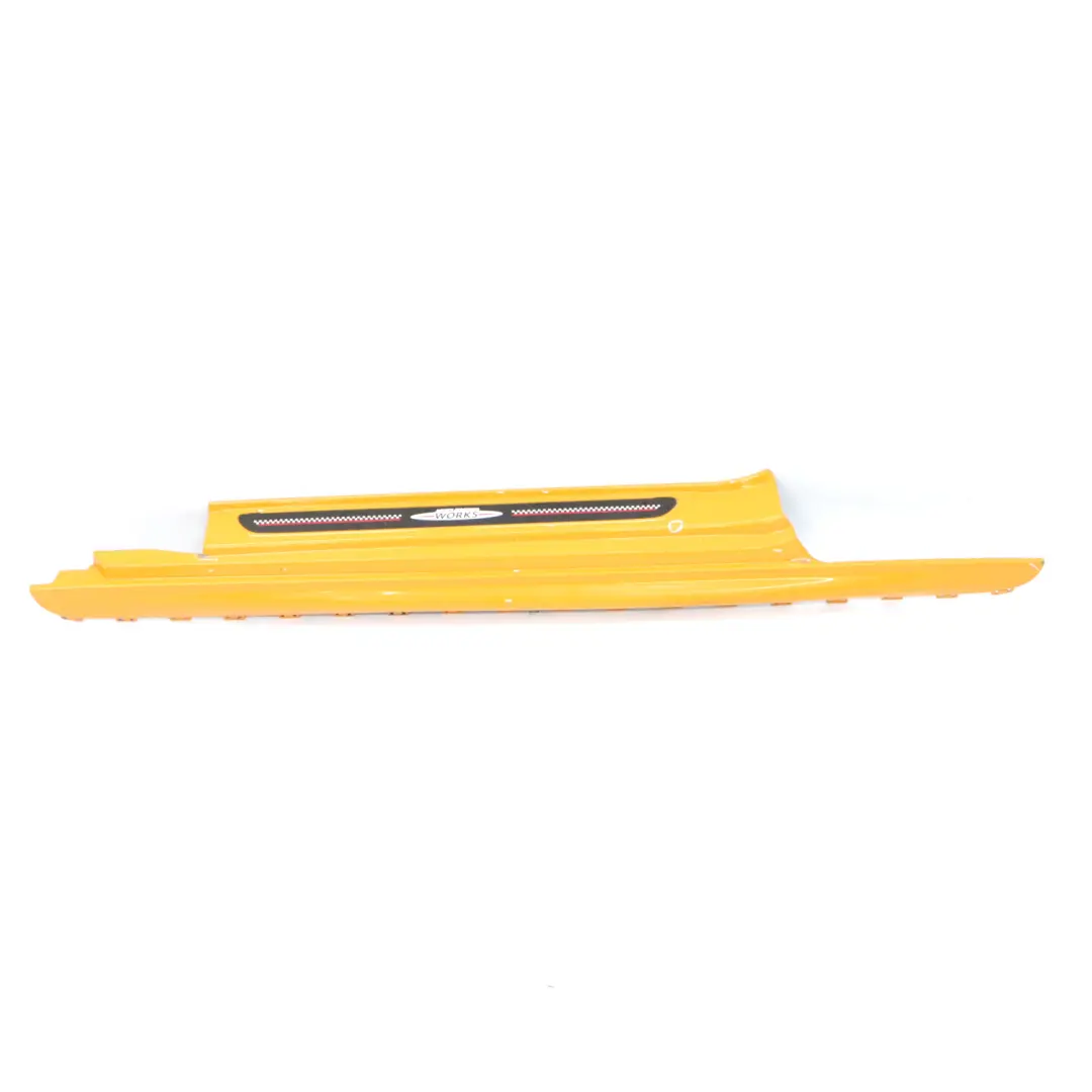 Mini F56 Side Skirt Left N/S JCW Sill Side Cover Rocker Panel Volcanic Orange - SKU 7352151-VOR - Part number 7352151