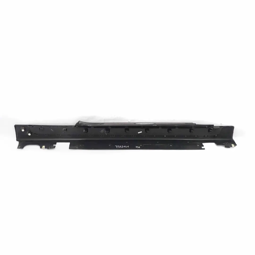Mini F56 Side Skirt Left N/S JCW Sill Side Cover Rocker Panel Black - SKU 7352151 - Part number 7352151