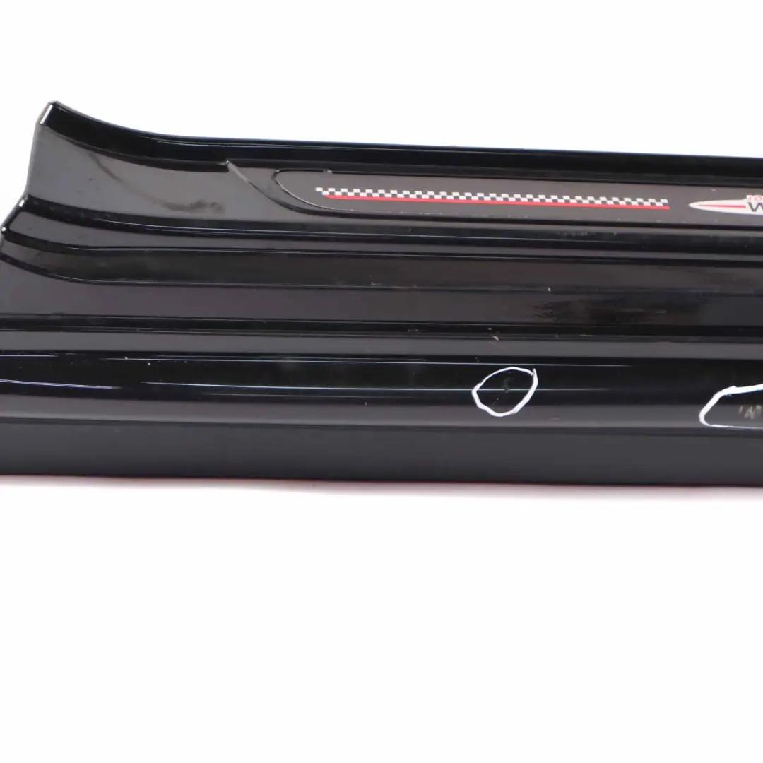 Side Skirt Right O/S JCW Sill Cover Rocker Panel Midnight Black - A94 to Mini F56 with Part number 7352152 Mini F56 Side Skirt Right O/S JCW Sill Cover Rocker Panel Midnight Black - A94 - SKU 7352152 - Part number 7352152