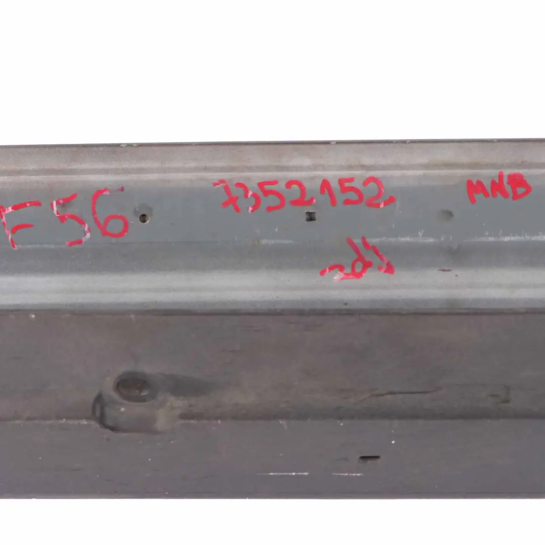 Side Skirt Right O/S JCW Sill Cover Rocker Panel Midnight Black - A94 to Mini F56 with Part number 7352152 Mini F56 Side Skirt Right O/S JCW Sill Cover Rocker Panel Midnight Black - A94 - SKU 7352152 - Part number 7352152