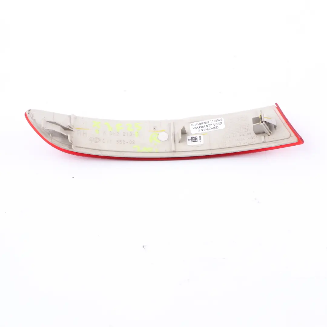 Lamp Reflector Rear Right O/S Bumper Trim Reflection Red BMW X3 F25 - SKU 7352210 - Part number 7352210